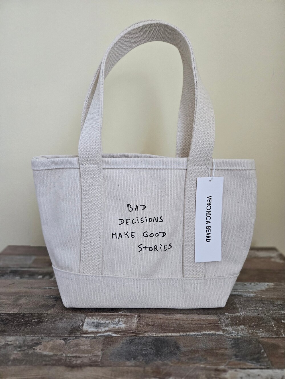 Veronica Beard × Thomas Lelu Canvas Printed Tote Bag